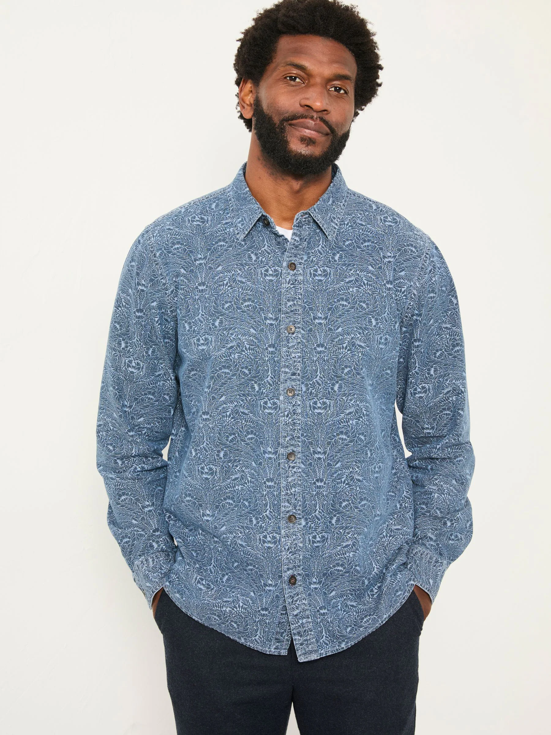 FatFace Long Sleeve Floral Bouquet Print Shirt
