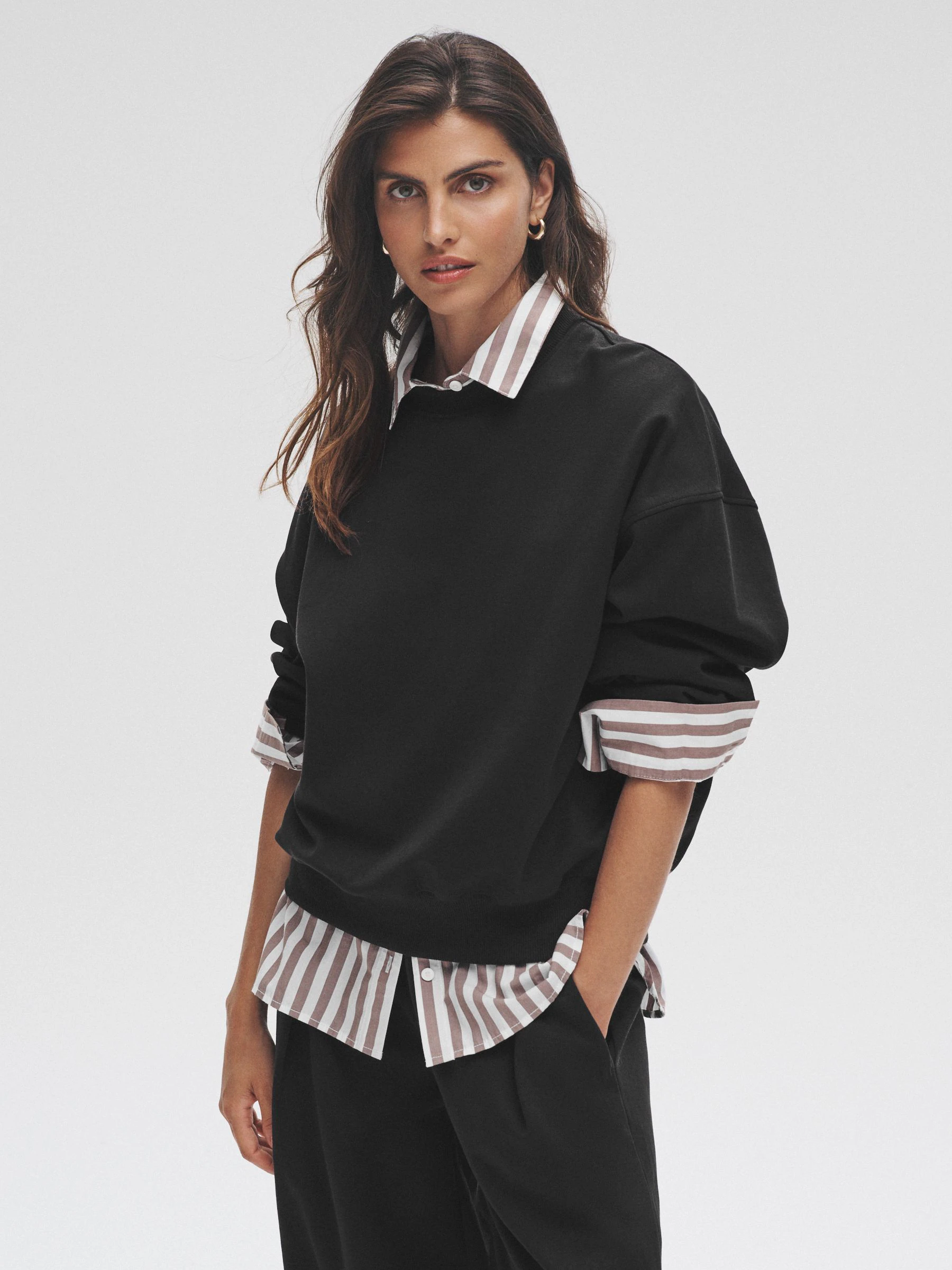 The Set 2 Pack Heavyweight Premium Ronde hals Sweatshirt