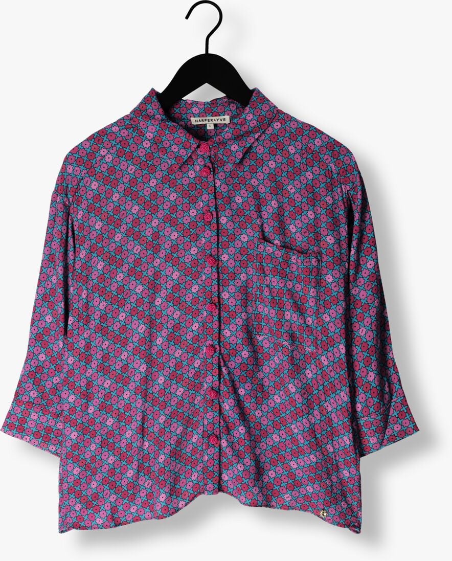 HARPER & YVE donkerblauwe harper & yve blouse freddy-ls