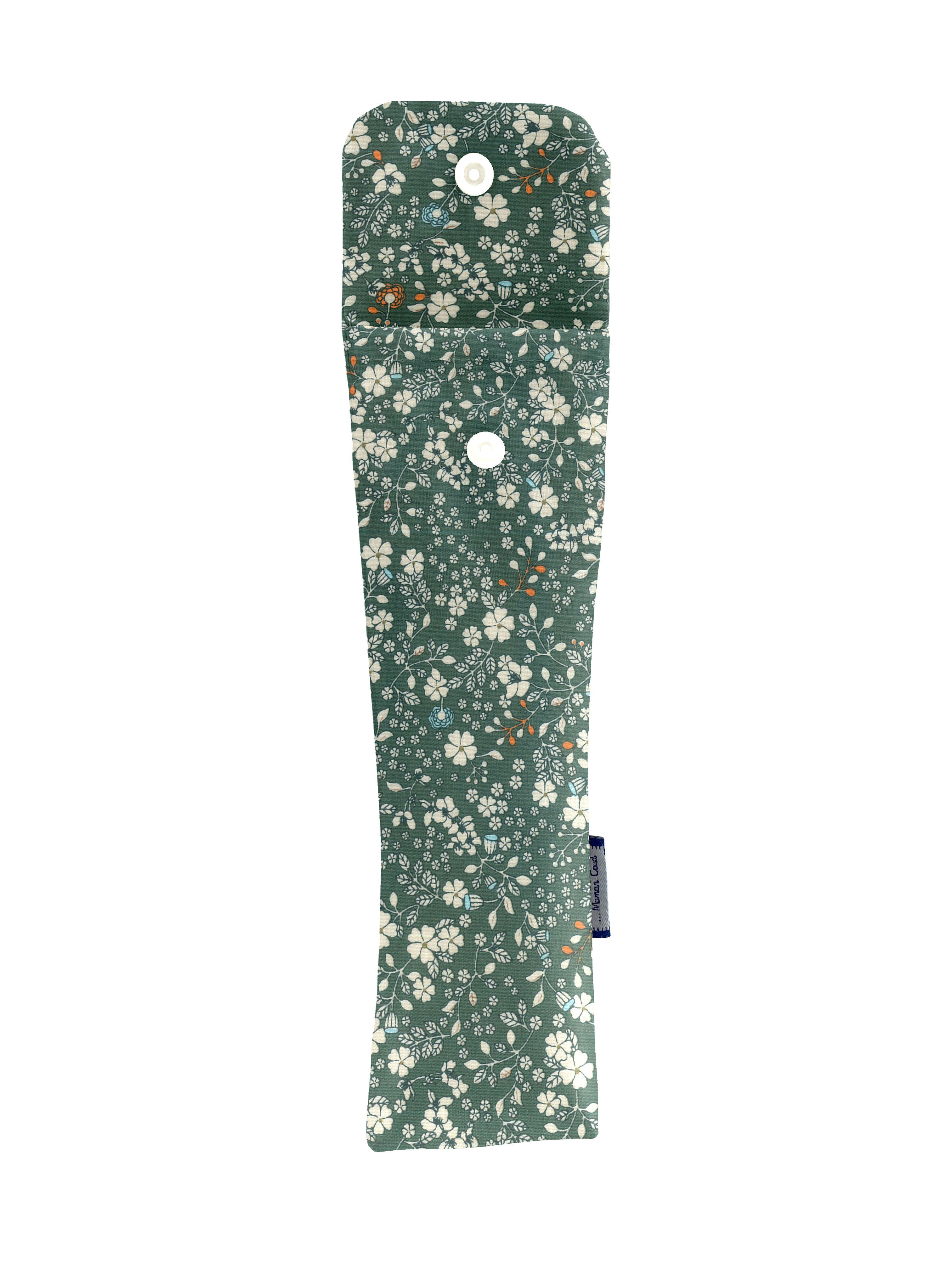 Pochette Brosse À Dents Fleuri Kaki