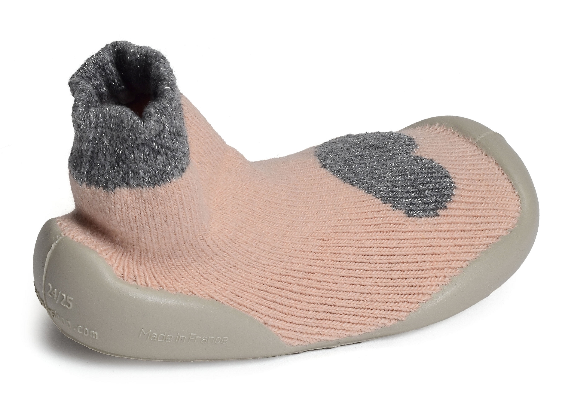 Warm heart rose gris