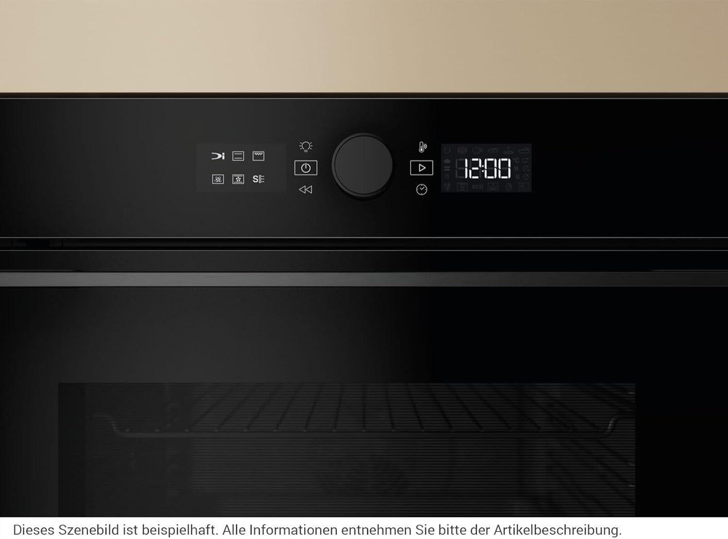 Bauknecht BBI5S8PM1SK Pyrolyse Backofen Schwarzes Glas