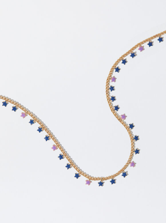 Pulsera Tobillera Con Strellas - Multicor