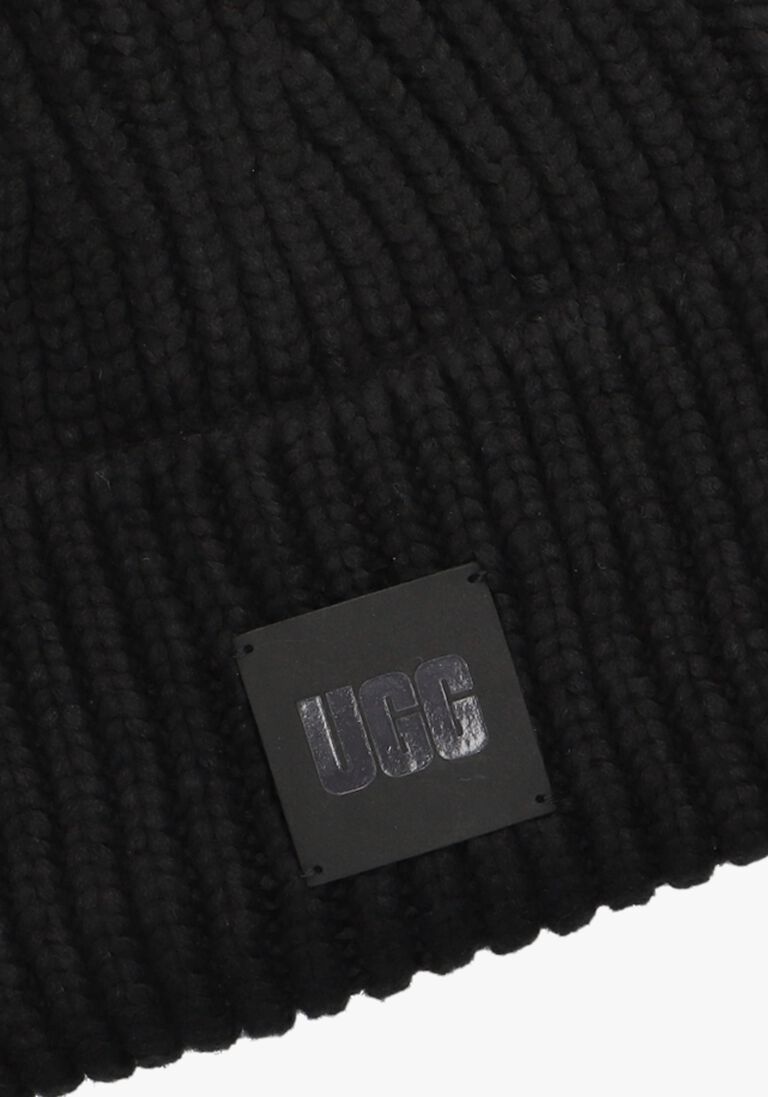UGG zwarte ugg muts chunky cuff beanie