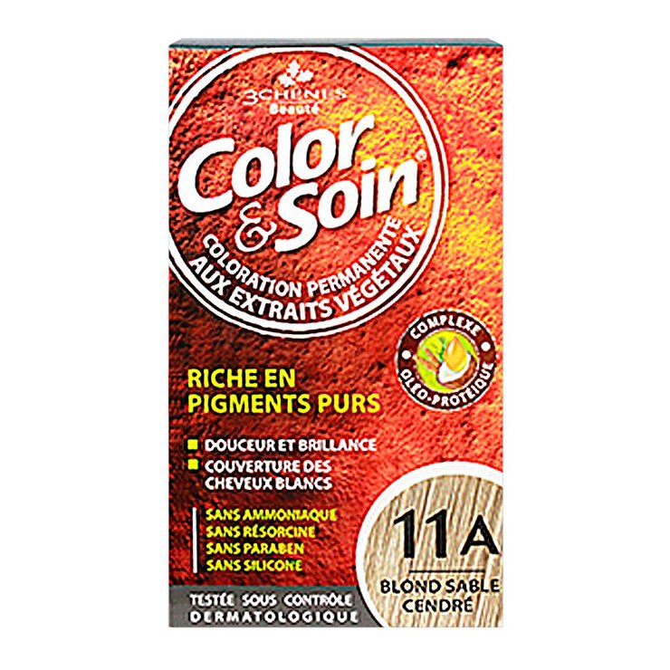 Color & Soin coloration permanente 11A blond sable cendré