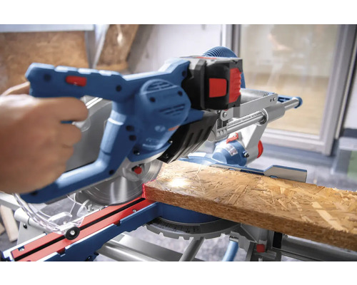 Bosch Professional GCM 18V-216D BITURBO Accu afkortzaag/paneelzaag, inclusief 1 x cirkelzaagblad, zonder accu en lader