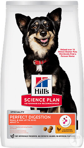 Hill's Science Plan Adult Perfect Digestion Small & Mini Croquettes Au Poulet Et Riz Pour Chien 3kg