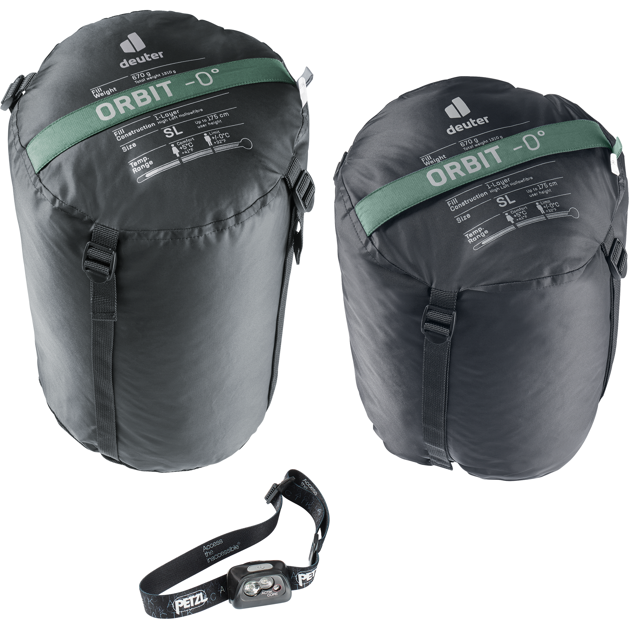 deuter Orbit 0° SL Schlafsack Damen ivy