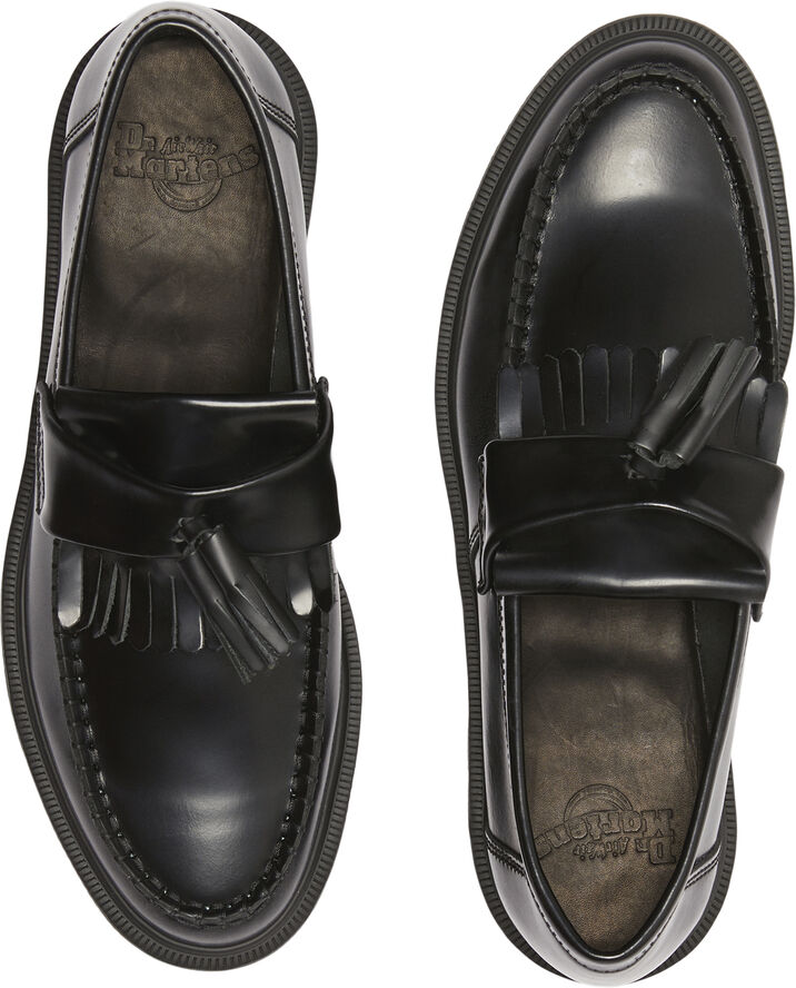 Dr. Martens Adrian Black Polished Smooth Black