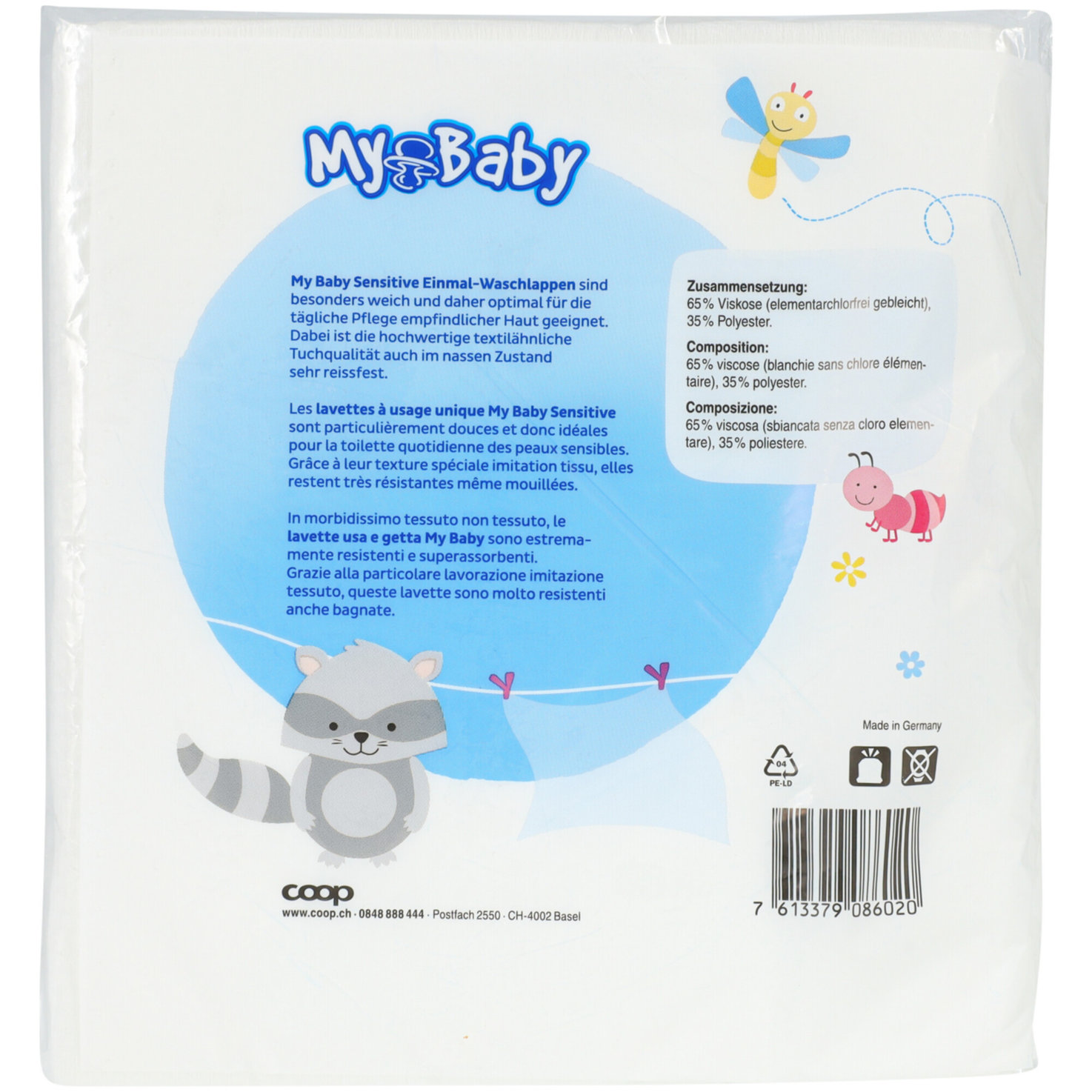 My Baby Einmal-Waschlappen Sensitive
