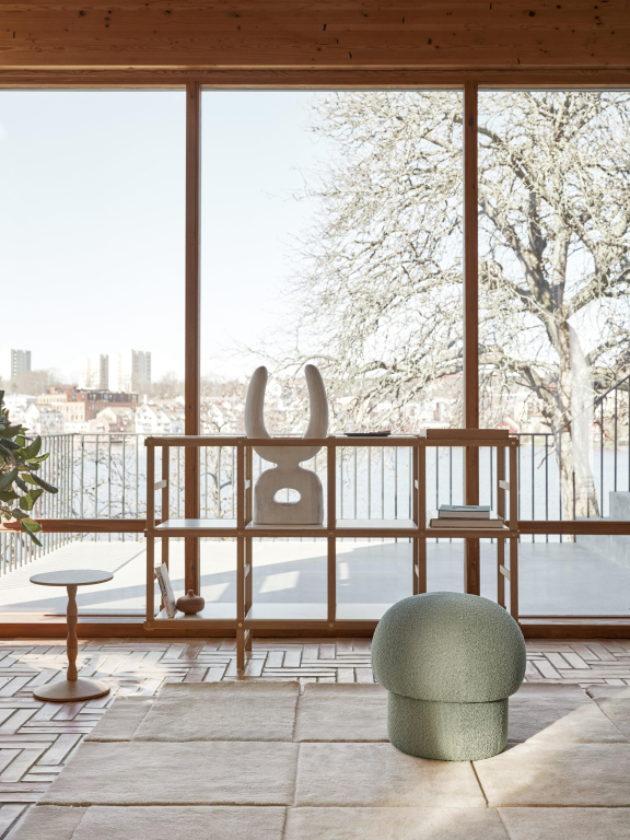 Design House Stockholm Uno poef 50 brown