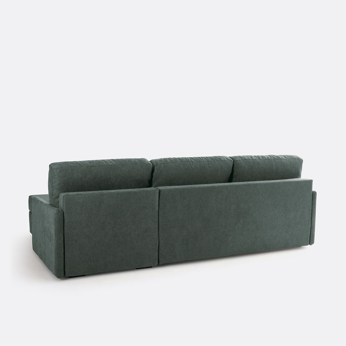 LA REDOUTE INTERIEURS<br>Sofá-cama de canto, tecido texturizado, Bultex Marta