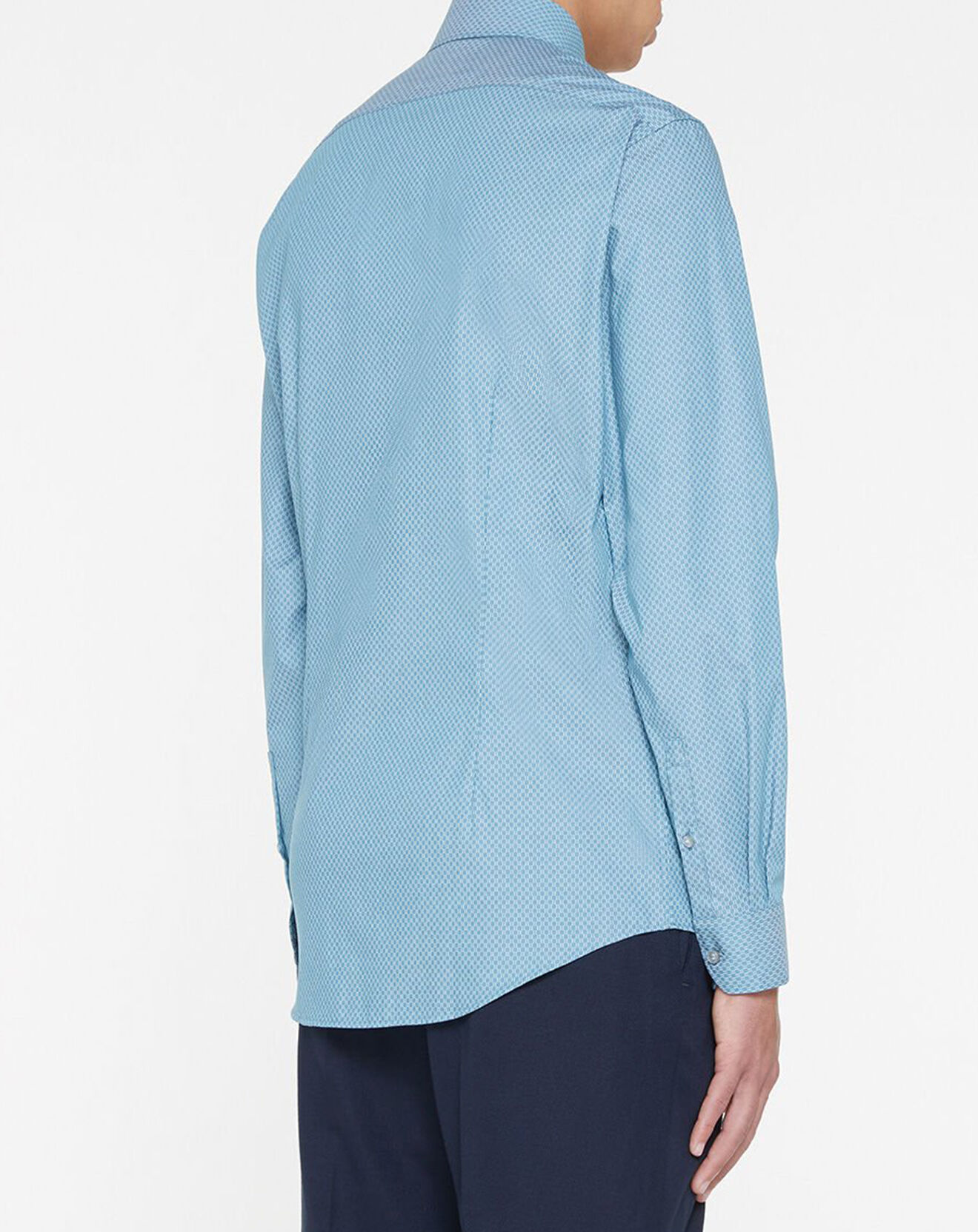 Calvin Klein Chemise slim Géometric vert/bleu