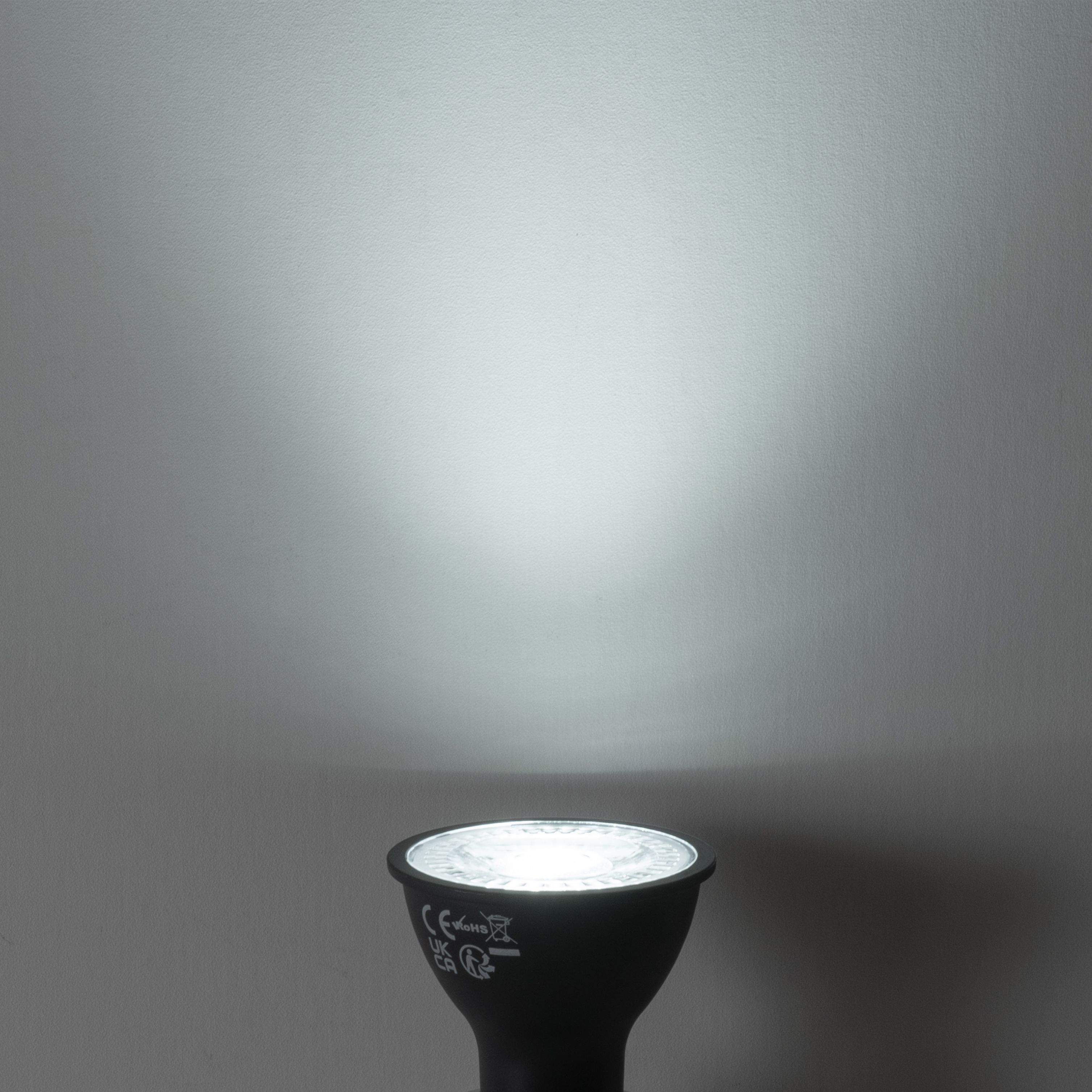 Set van 5 GU10 3-staps dimbare LED lampen zwart 6W 4300 lm 2000 - 6000K