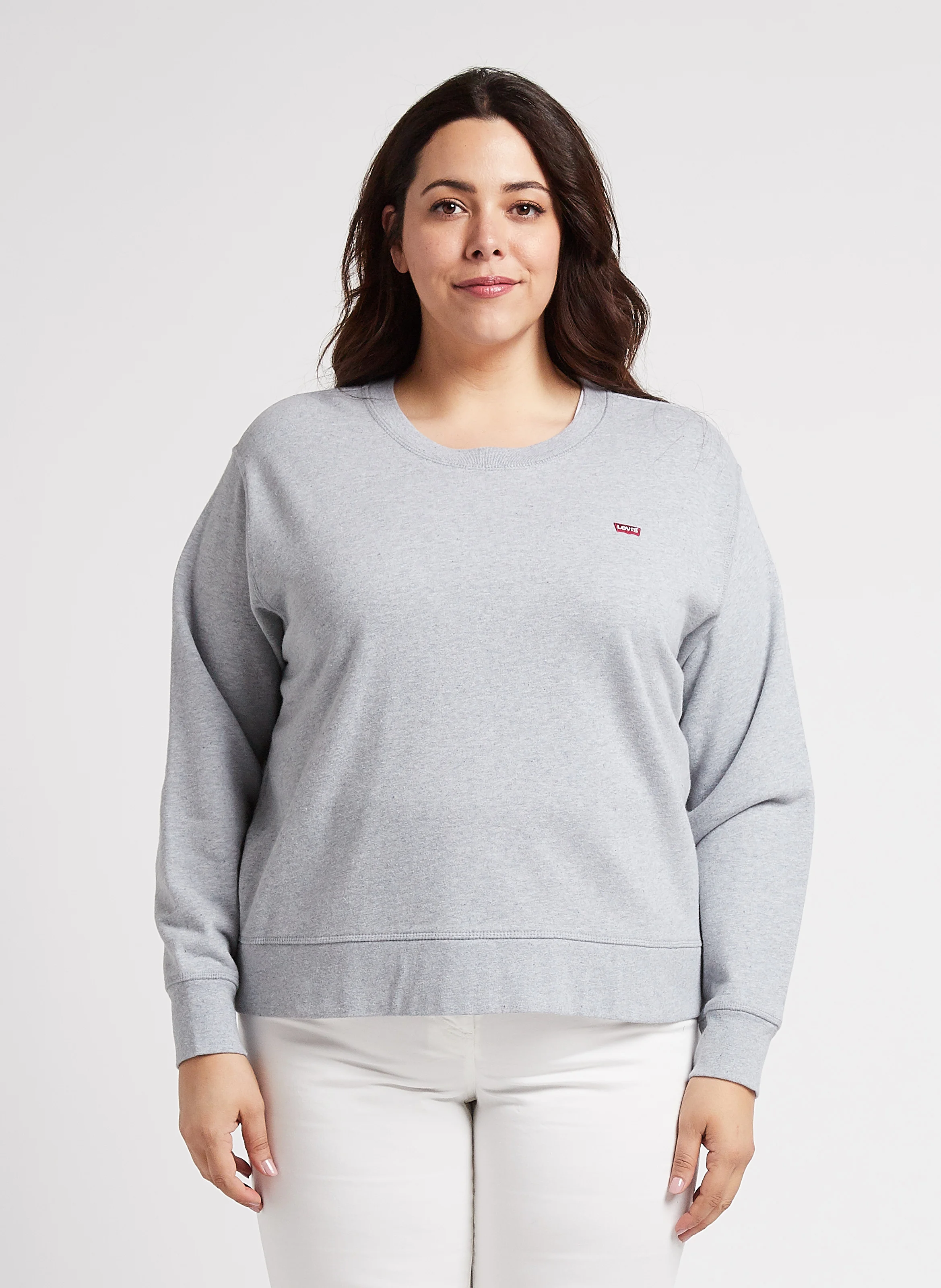 PL STANDARD CREW SWTSHRT - Sweat à col rond en coton | Gris