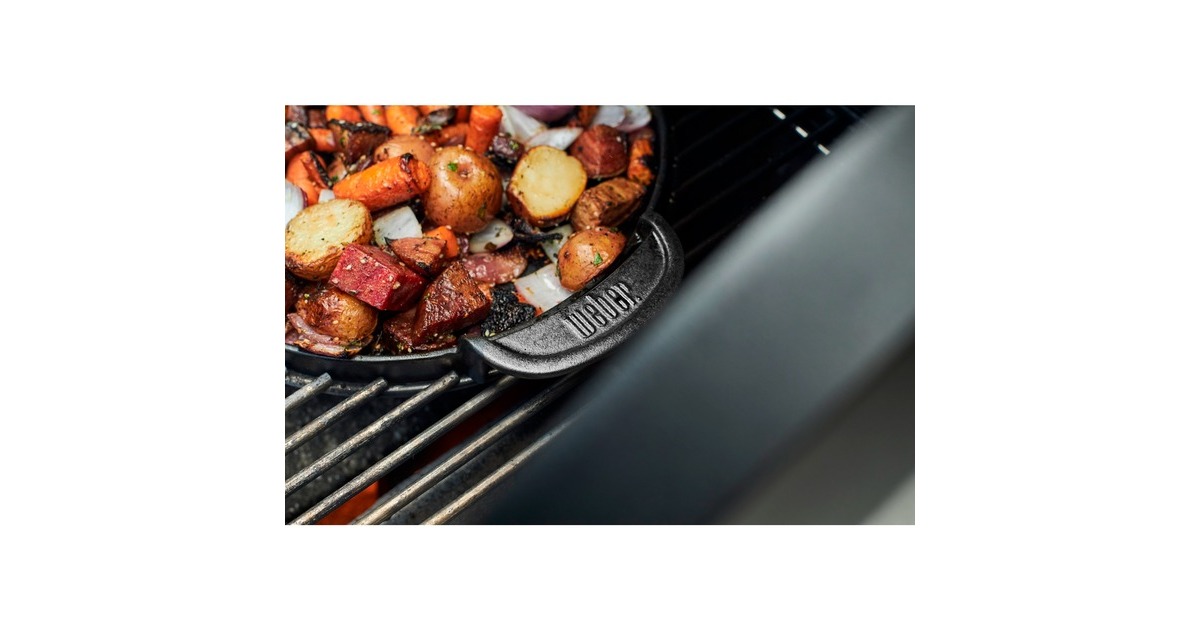 WeberBakplaat - Gourmet BBQ System grillroosters grillplaat  (Zwart)