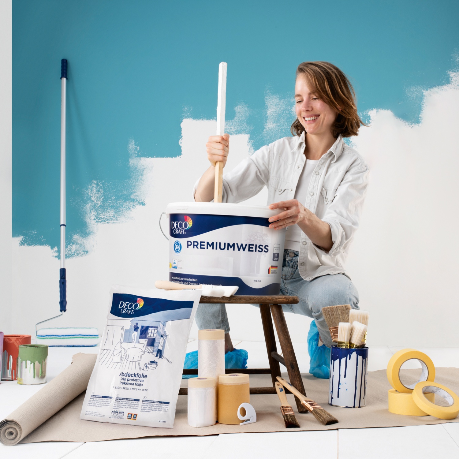 DECO CRAFT Abdeckfolien-Set