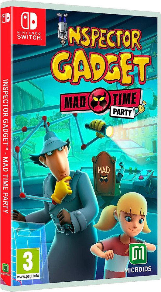 Inspector Gadget: Mad Time Party (Code in Box)- Nintendo Switch
