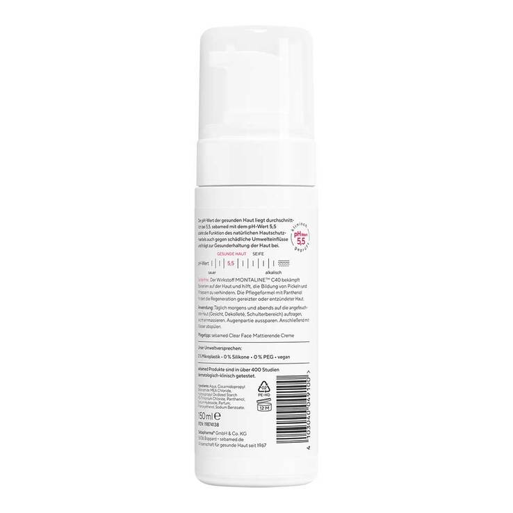 Sebamed Clear Face Reinigungsschaum, 150 ml