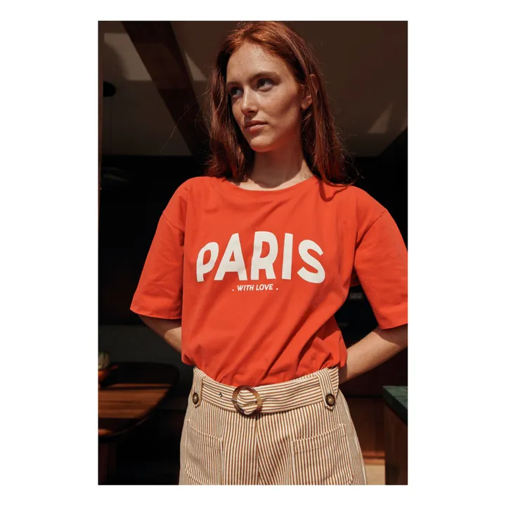 Emile et Ida T-shirt Zaris Coton Bio - Collection Femme | Rouge