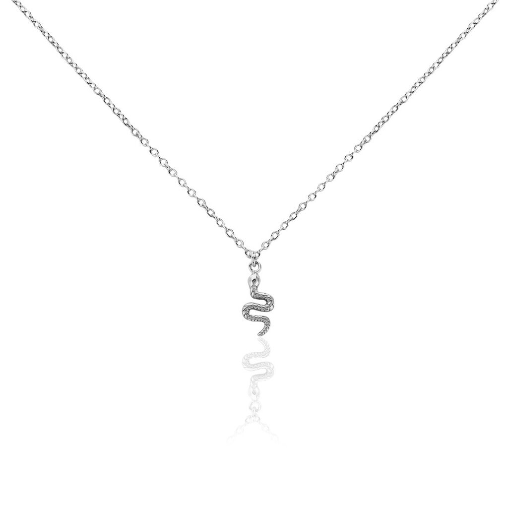 Collier Oria Argent Blanc