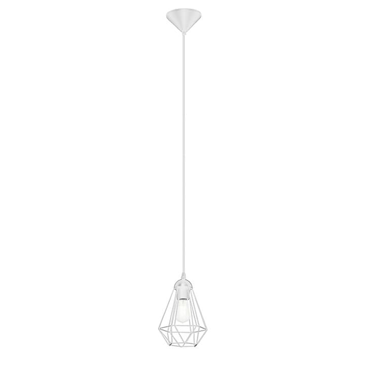 Suspension Smertrio GoodHome E27 blanc mat