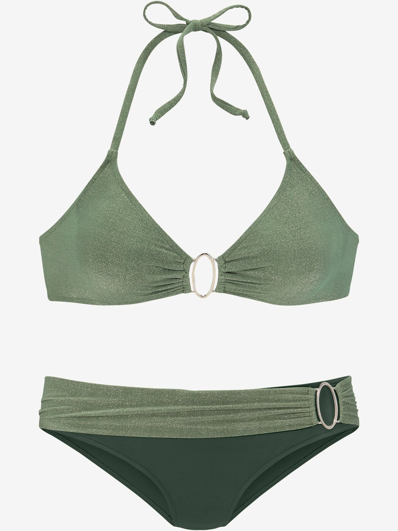 Bikini triangle haut brillant
