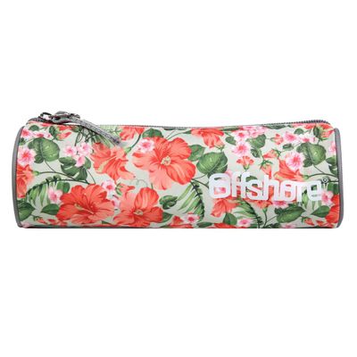 Trousse ronde Offshore - 1 compartiment - hibiscus - Bagtrotter