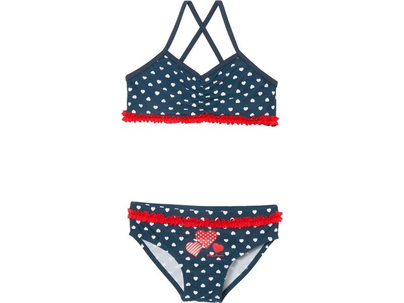 Playshoes Bikini Herzchen Gr. 98/104 Herzchen Mädchen Bikini mit UV-Schutz