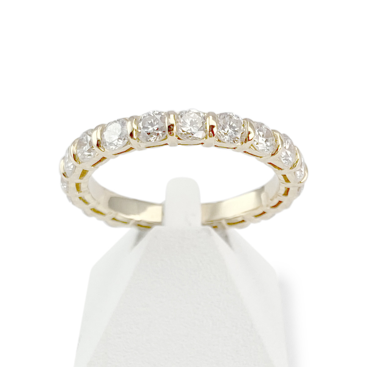 Bague d'occasion or 750 jaune diamants