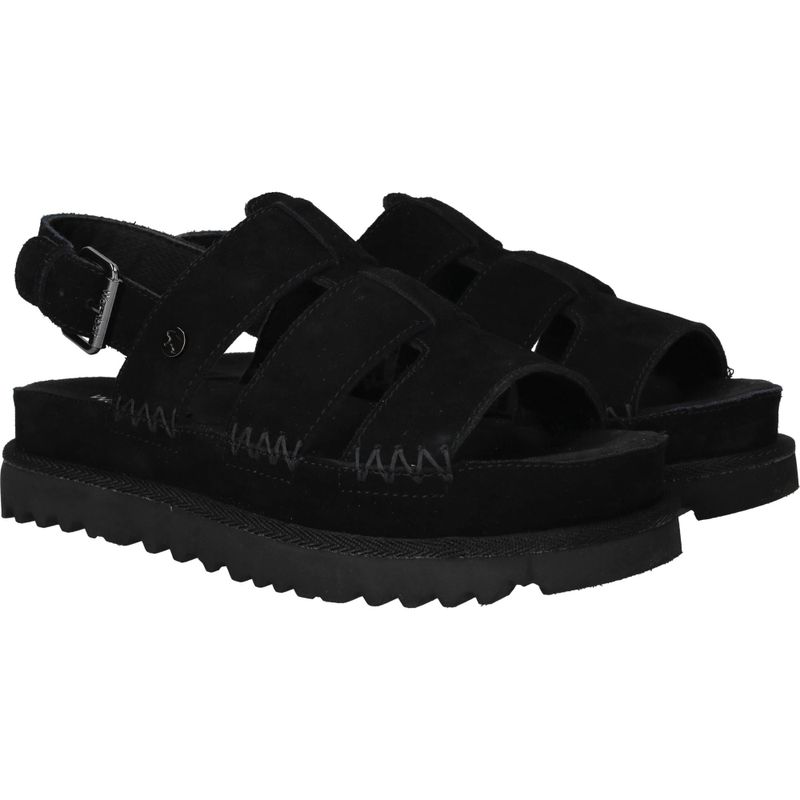Warmbat Wenlock Sandalen Zwart Dames