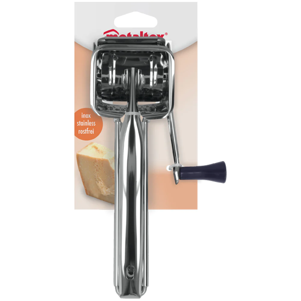Râpe à fromage en inox Metaltex