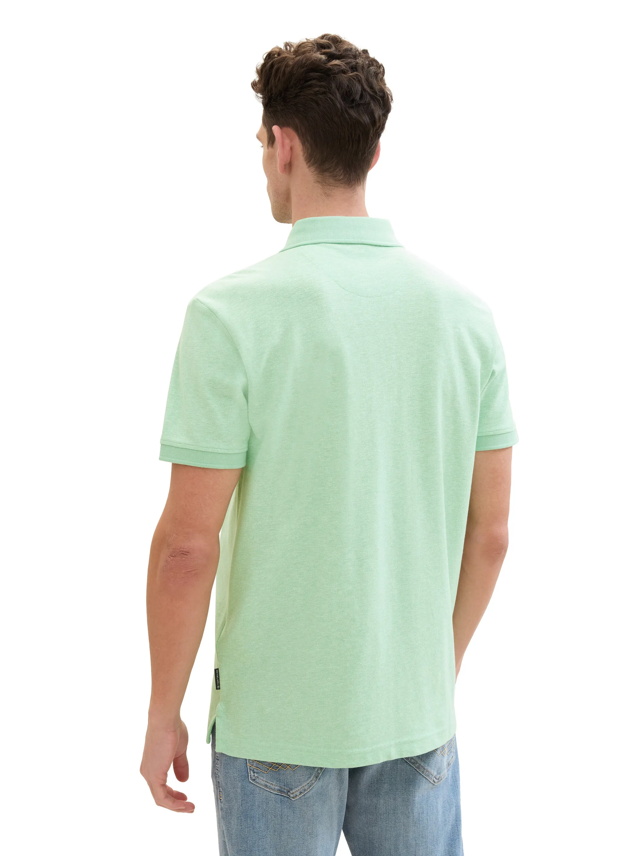 Herren Poloshirt unifarben