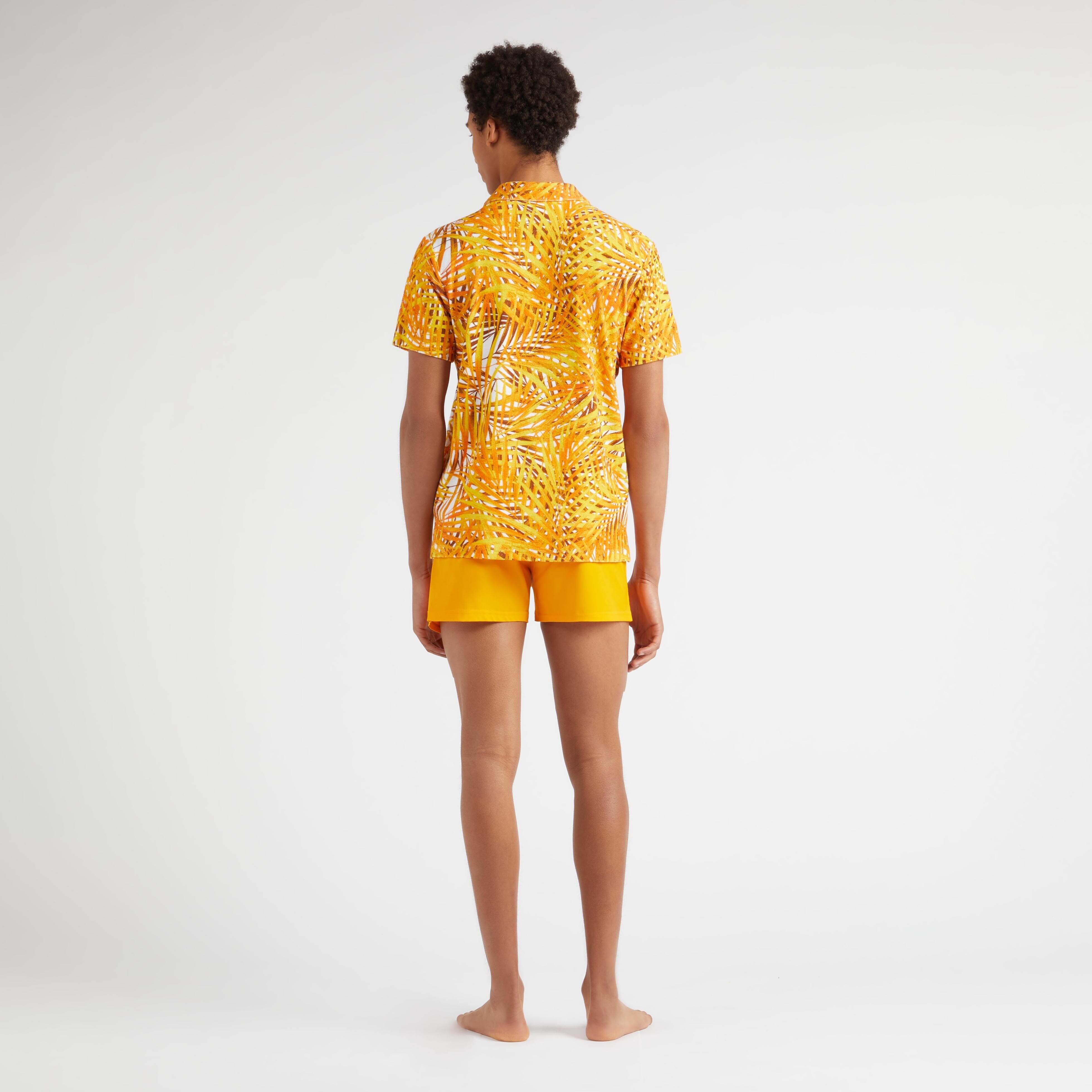 Polo en Eponge Homme Palm Leaves