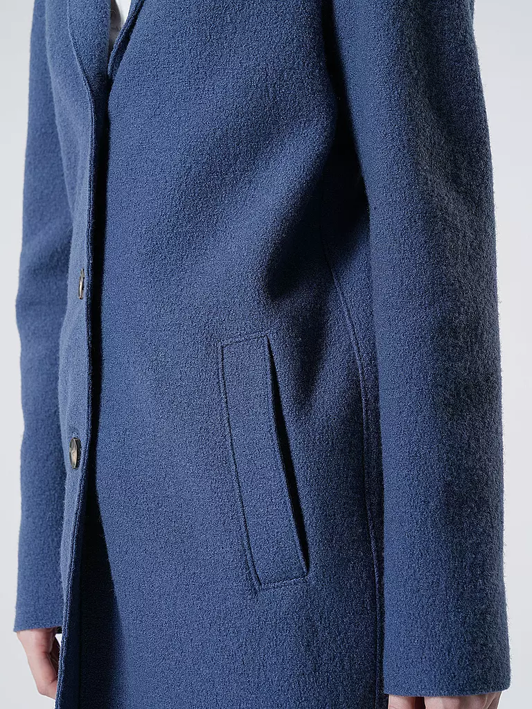 OUÍ Wollmantel blau