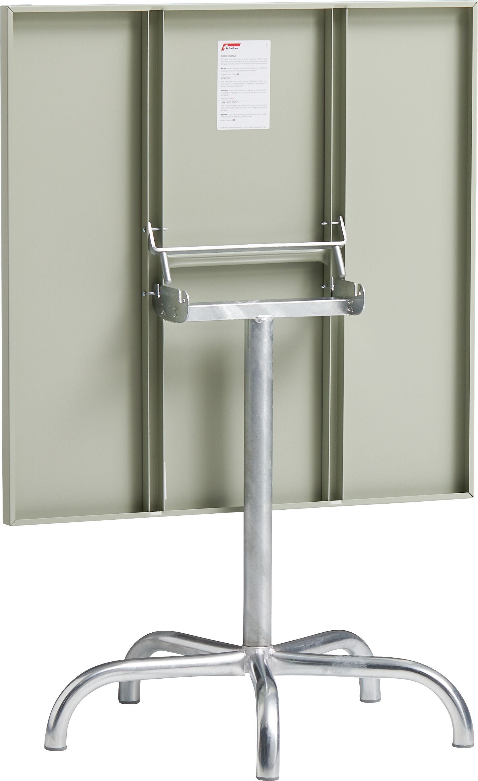 Schaffner SÄNTIS Klapptisch - Pastellgrün / B: 80.0 cm x T: 80.0 cm x H: 72.0 cm