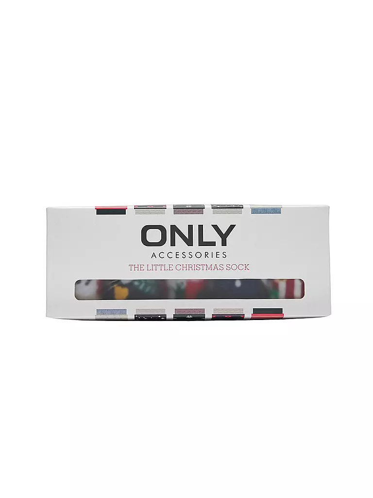 ONLY Socken ONLCHRISTMAS 5er Pkg. high risk red bunt