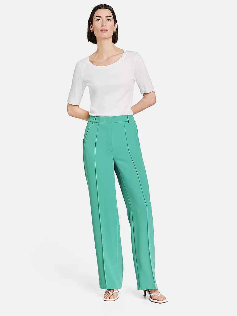 GERRY WEBER Businesshose grün