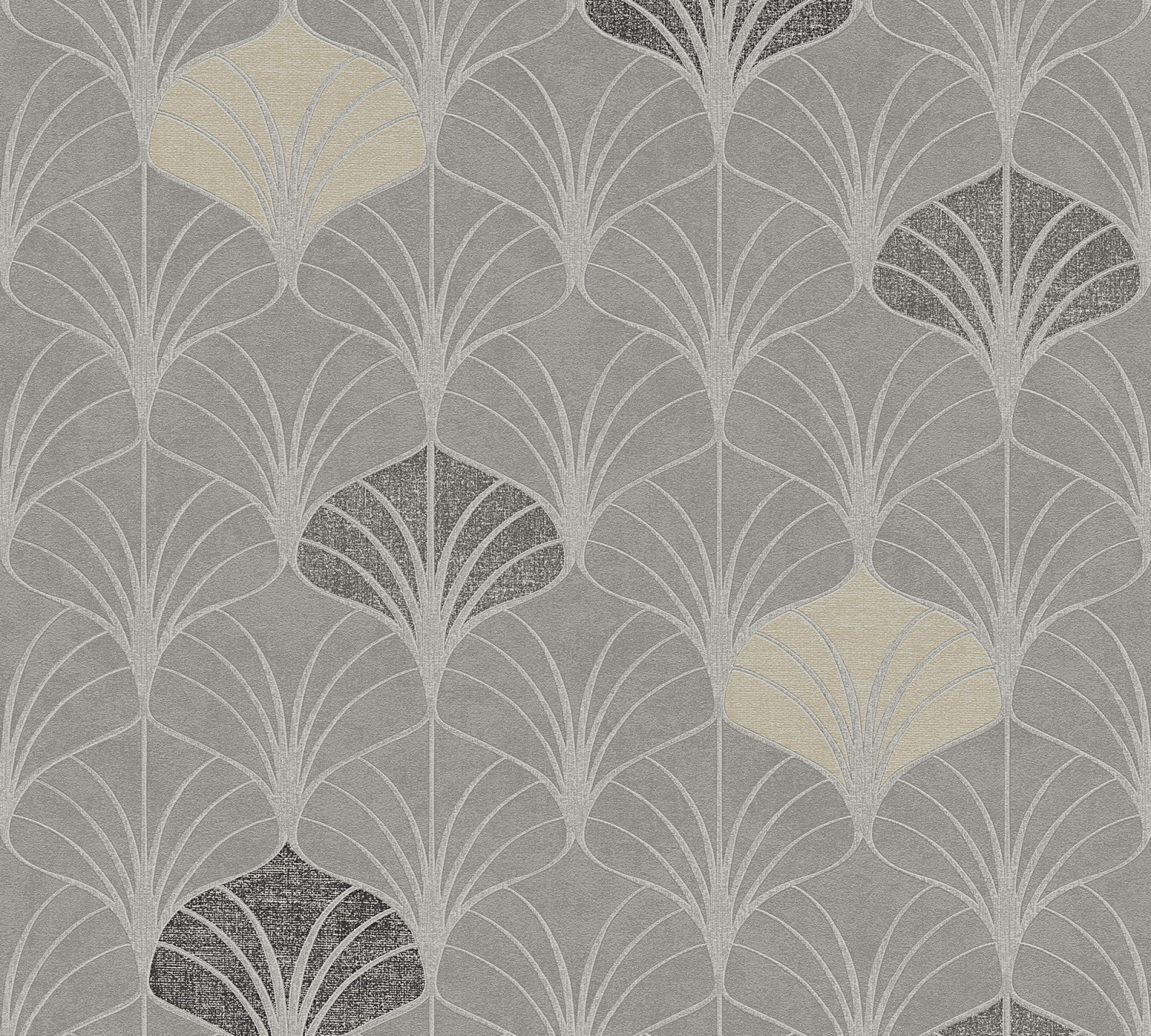 Vliestapete POP STYLE - grau-beige - 10 Meter