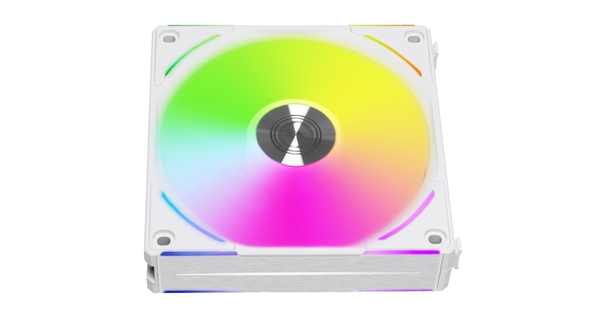 Lian LiUNI FAN AL120 V2 RGB case fan  (Wit, 120 x 120 x 28 mm, PWM)