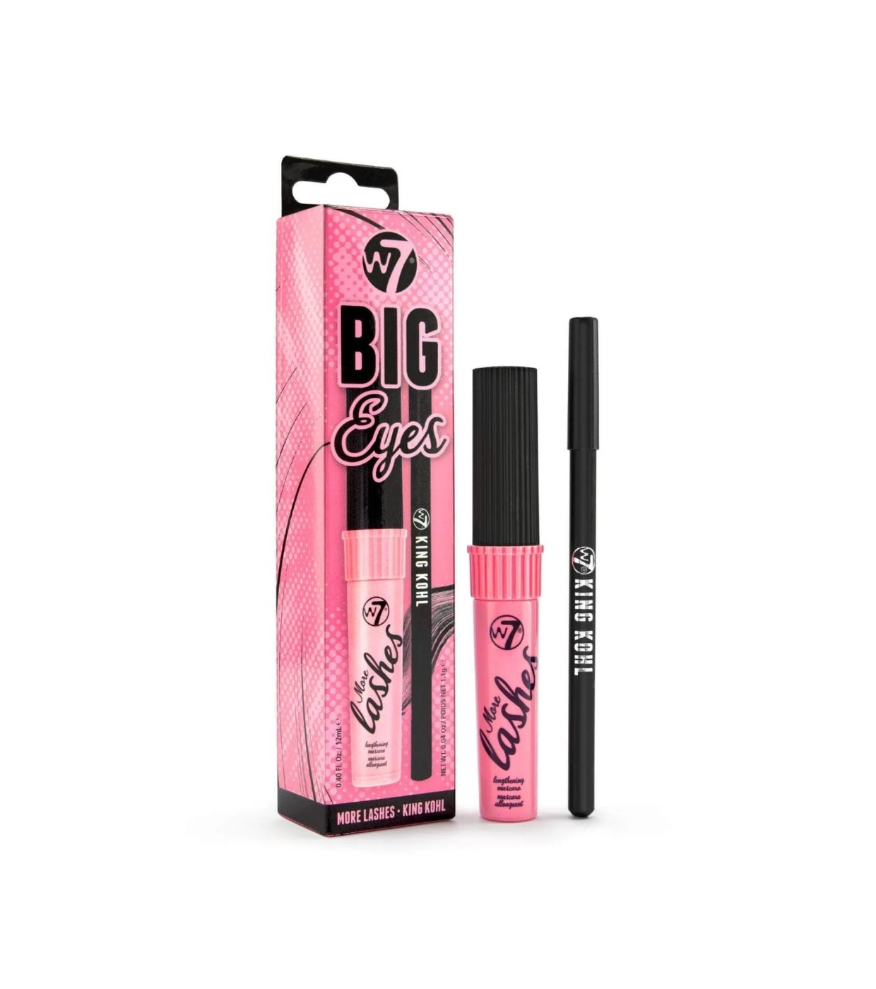 W7 - Conjunto de rímel e delineador Big Eyes