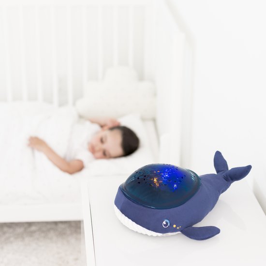 Veilleuse projecteur dynamique Baleine Aquadream   Bleu        de               Pabobo