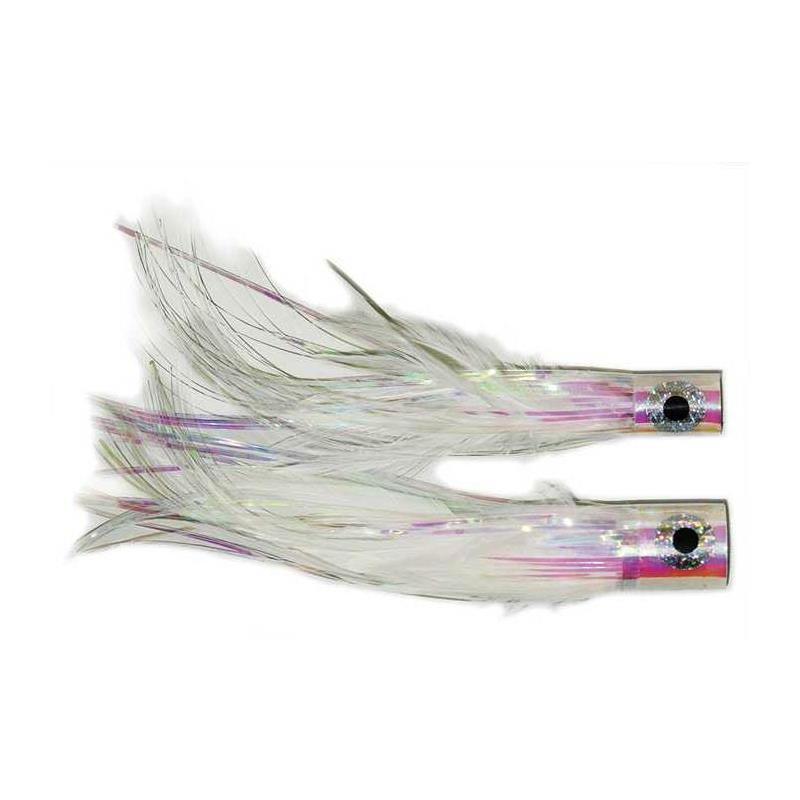 Mouche Spécial Carnassier Tof Bluewater Popperhead - Pearl Blanc