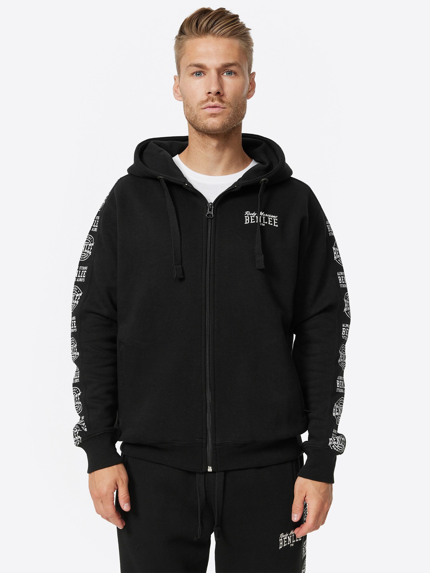 BENLEE Herren Kapuzensweatjacke mit Reißverschluss normale Passform KEMPTON