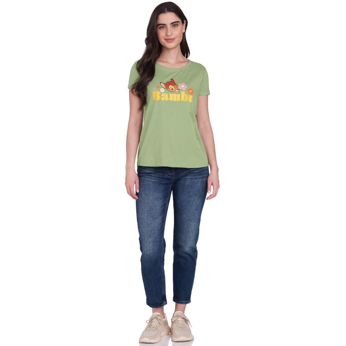 Gina Benotti Disney Classics T-Shirt mit großem Motiv grün
