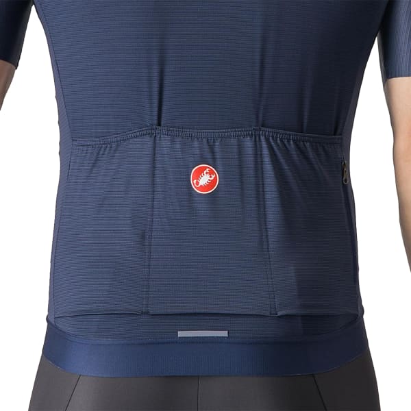 Maillot vélo CASTELLI ESPRESSO JERSEY BELGIAN BLUE/SILVER MOON