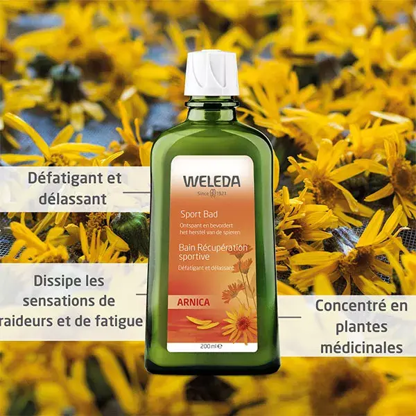 Banho de recuperação esportiva Weleda Arnica 200ml