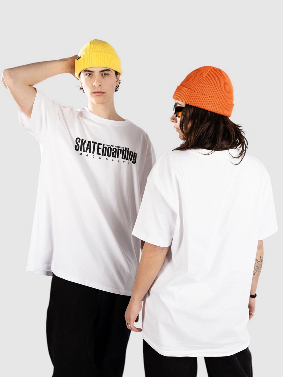 Macba Life Mag Logo T-Shirt white