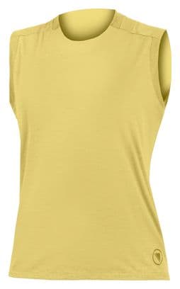 Débardeur Endura SingleTrack Femme Sulphur Jaune