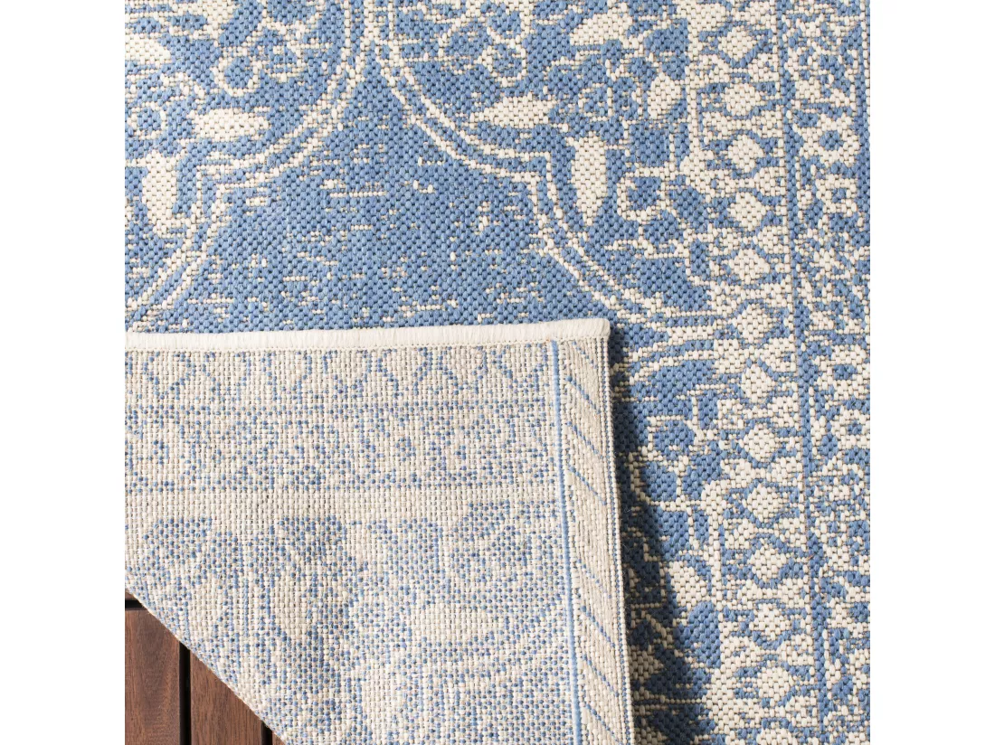 Tapis Cream & Blue 79 X 152 cm - Borano